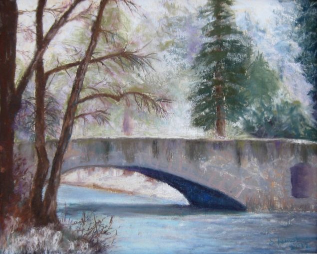 Upper Pines Campground river view
