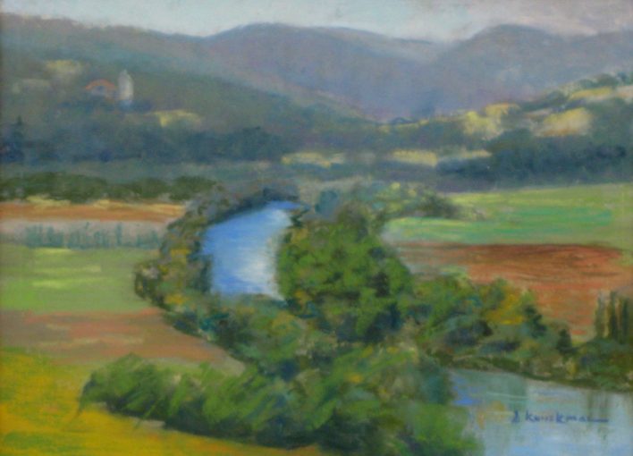 River Dordogne. S. France