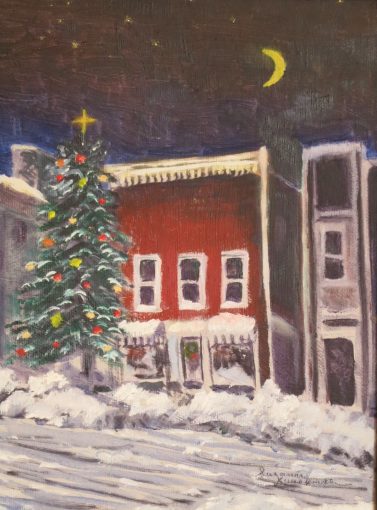 Winter in Park City, UT – Oil Painting $250