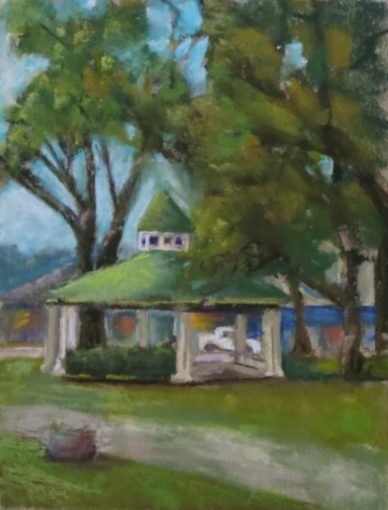 Band Shell in Paso Pastel $275